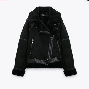 Zara double faced bomber jacket